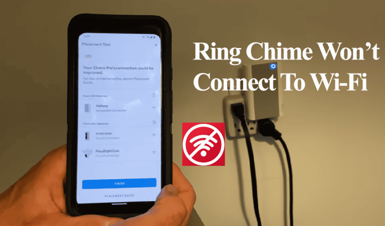 Ring Chime Won’t Connect to WIFI