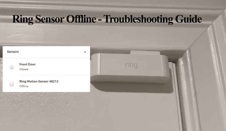 Ring Sensor Offline